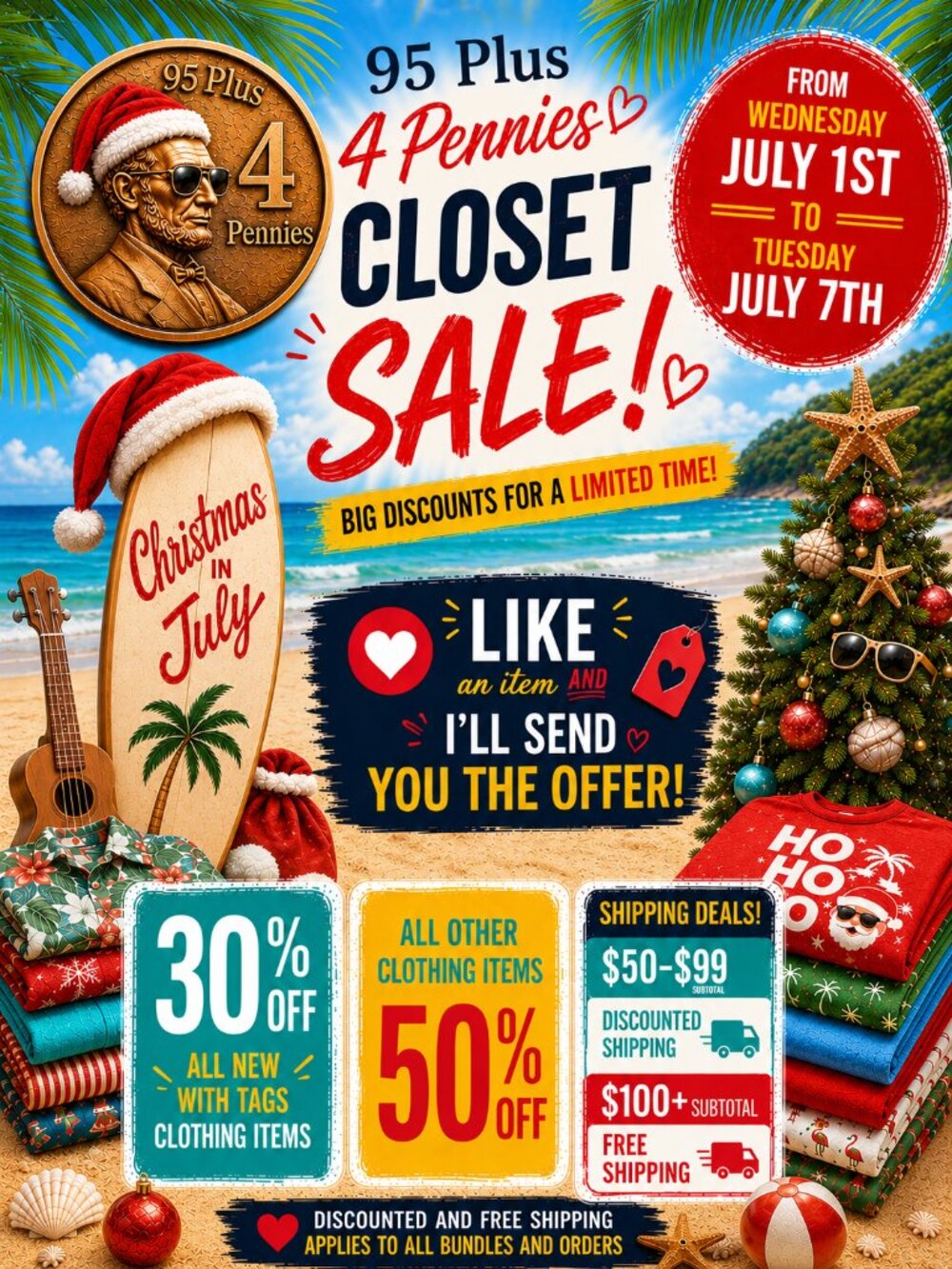 CHRISTMAS IN JULY SALE! [Do not purchase - advertising only]